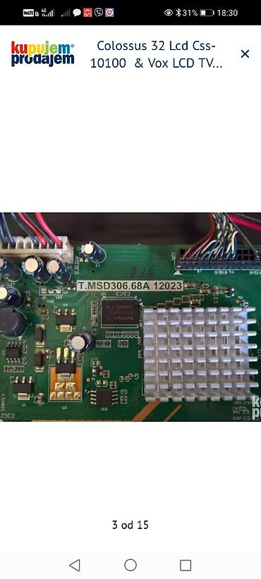 Aksesoari za TV i video: Delovi za LCD televizore – Colossus 32" CSS-10100 i Vox LCD TV 3211 — 4