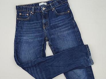 genzie crop top: Spodnie jeansowe, Zara, 13 lat, 164, stan - Bardzo dobry — 1