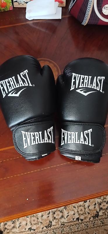 ролер: Скидка предусмотрена!!! Боксерские перчатки Everlast, черные, размер — 1