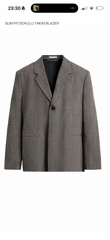 Məhsul: Slim Fit Dokulu Takım Blazer - Kəsim: Slim fit – bədənə lalafo.az -da Məhsul: Slim Fit Dokulu Takım Blazer - Kəsim: Slim fit – bədənə