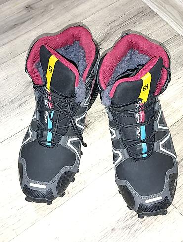 термо ботинка: Кроссовки Salomon Speedcross (высокие)зимние с мехом.Новые — 1