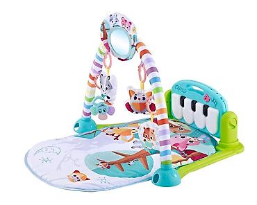 kengur plisane igracke: KikkaBoo Podloga za igru Piano Forest blue – KKB1 Interaktivna — 1
