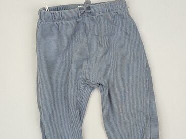 legginsy chłopięce 80: Spodnie dresowe, H&M, 12-18 m, stan - Dobry