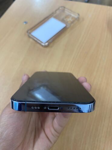 мышь apple: IPhone 13 Pro, Колдонулган, 256 ГБ, Blue Titanium, Кулакчындар, Заряддоочу түзүлүш, Коргоочу айнек, 78 %