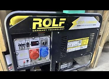 Бензиновый генератор ROLF TOP-12000ES - Тип: трехфазный/однофазный at lalafo.kg Бензиновый генератор ROLF TOP-12000ES - Тип: трехфазный/однофазный