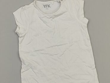 koszula dziewczęca biała: Футболка, 8 р., 122-128 см, стан - Хороший