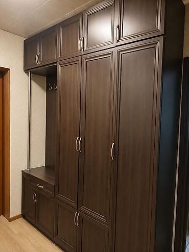 kunc dolablar: Dehliz dolabı - Material: tünd qoz rəngli MDF/LDSP - Modul quruluş — 1