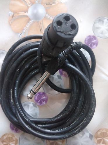 2.5mm kabel: Mikrofon kabeli – XLR (3-pin, dişi) → 6.35 mm (1/4”) TS jak adapterli — 1
