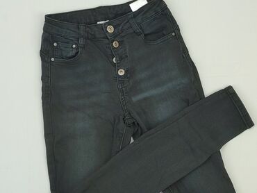 jeansy z gumką damskie: Jeans, XS (EU 34), condition - Good