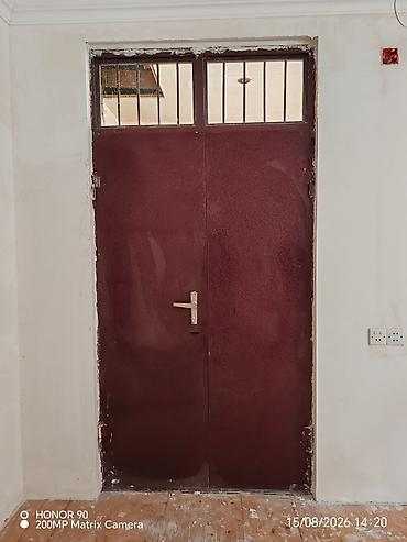 col qapısı: Metal ikiqat giriş qapısı - Material: qalın metal sac, qaynaqla — 3