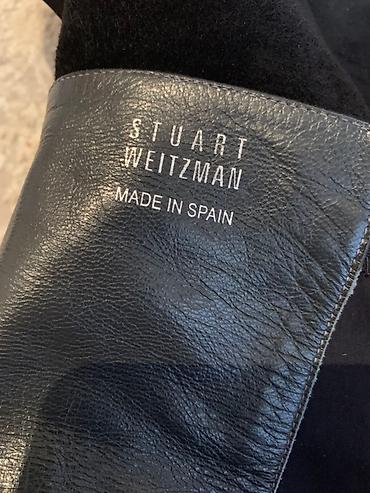 Сапоги: Сапоги, 37.5, Stuart Weitzman, Новый, цвет - Черный, Самовывоз, Платная доставка — 2