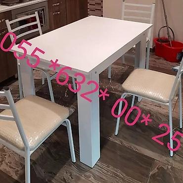 Restoran mebeli: Stol stul dəstənin sexden birbaşa satiş var.modellər coxdur Hər ölçüdə — 6