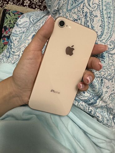 iphone 8 lalafo: IPhone 8, Б/у, 64 ГБ, Rose Gold, 74 %