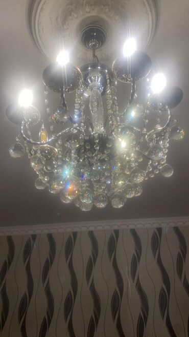 ультрафиолетовая лампа: Çılçıraq, 8 lampa, Xrustal