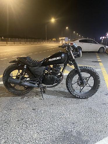 мотоцикл буу: Классический мотоцикл Suzuki, 125 куб. см, Бензин, Взрослый, Б/у — 5