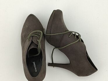 ccc buty srebrne: Botki damskie, rozmiar 39