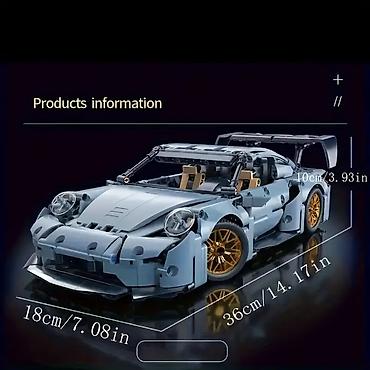 case logic: Конструкто Porshe в масштабе 1:14 1200 деталей 🔥 с Led освещением — 1