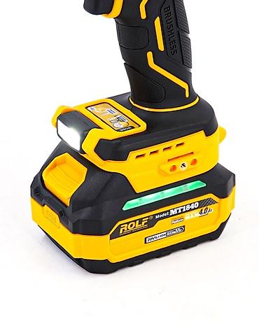 brushless: Дрель-шуруповерт аккумуляторная ROLF Доставка по всему региону КР — 3