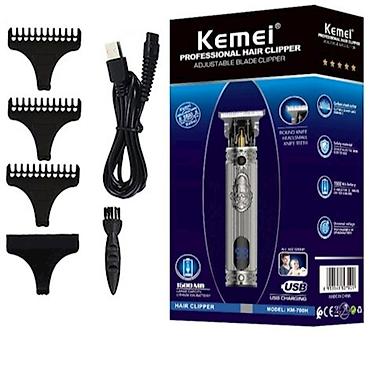 Бытовая техника: №: 12915 Məhsulun adı: Saç kəsimi üçün cihaz Kemei KM-700H Silver — 2