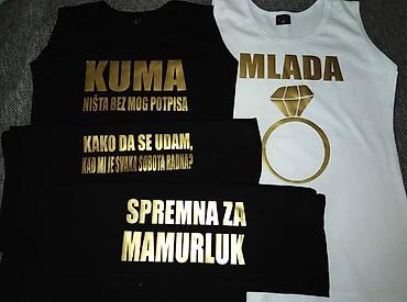 Majice kratkih rukava: Majce sa jednostranom stampom odrasli 1200 decu 950 — 4