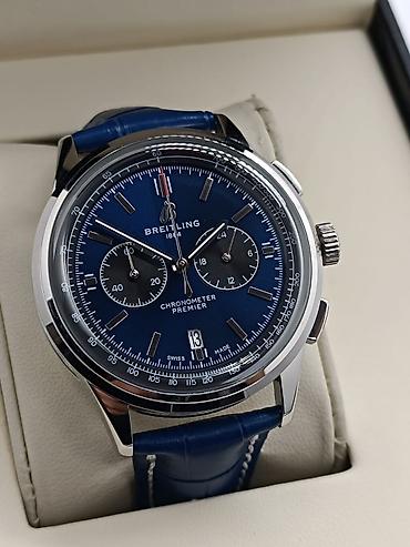 çadra: Yeni, Qol saatı, Breitling, rəng - Mavi — 8