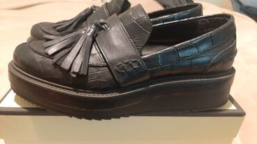 sandale bele na stiklu: Loafers, 39