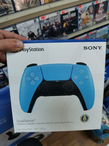 PS5 (Sony PlayStation 5): Ps5 üçün dualsense pultu mavi starlight blue