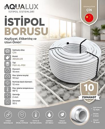 İsti pol üçün kollektorlar: ®️İSTİPOL BORULARI 👍 ✔️Pexalpex borular ✔️Oksigen bariyerli borular -da lalafo.az — 3 İsti pol üçün kollektorlar: ®️İSTİPOL BORULARI 👍 ✔️Pexalpex borular ✔️Oksigen bariyerli borular — 3