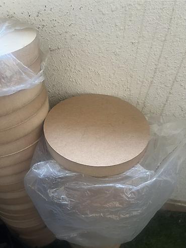 taxtalar: MDF dairəvi kəsimlər - Material: yüksək sıxlıqlı MDF - Forma: dairə — 1
