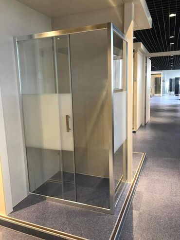 Duş kabinaları, arakəsmələr: Yeni Üstü açıq kabina, Künc üçün, Ödənişli çatdırılma — 29