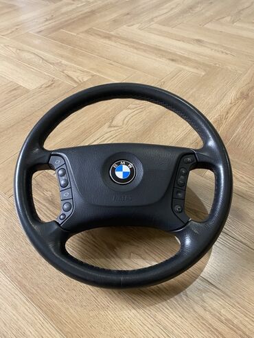 Sükanlar, rullar: Multirul, BMW, Dəri rul yenidi 17000km getmiş e39un üzərindən cıxarılıb, 2002 il, Taxta, Yeni, Ünvandan götürmə