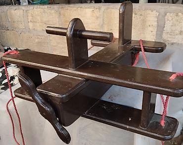 haz: Taxta yelləncək–təyyarə formasında - Material: möhkəm ağac — 1