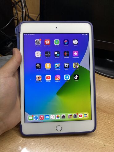 Планшеты: Планшет, Apple, память 128 ГБ, 8" - 9", Wi-Fi, Б/у, Детский цвет - Золотой