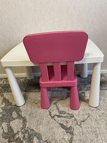 детский стол икеа: Детский комплект стол+стул IKEA Маммут - Набор для ребенка — 3