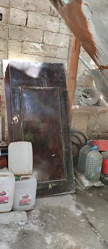 taxta doseme: Taxta giriş/otaq qapısı - Material: tam taxta (masiv), tünd qəhvəyi — 3