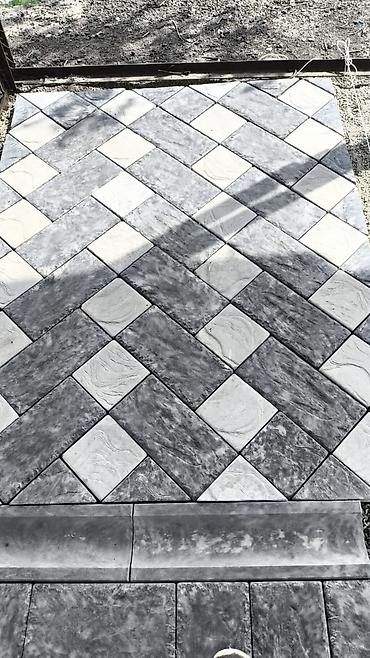 Тротуарная плитка: Тротуарная плитка вибролитая (комплектные наборы и бордюр) - Тип — 10