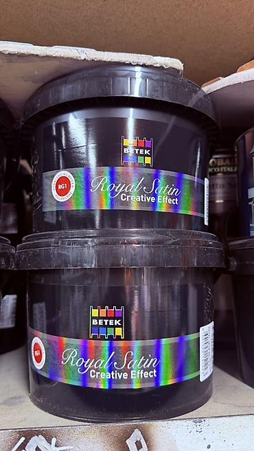 Декоративная краска Betek Royal Satin Creative Effect (RG1) - Эффект lalafo.kg да Декоративная краска Betek Royal Satin Creative Effect (RG1) - Эффект