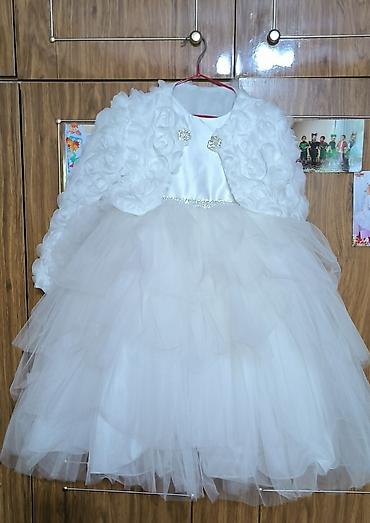 кийим ош: Продаю красивое платье двойка. Цвет айвори. На возраст 4-6 лет — 3