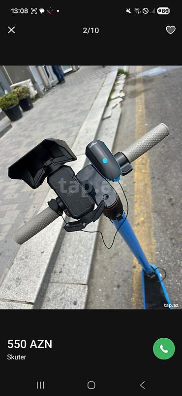 sukuter: Elektrik skuter – KUKUDEL brendi Xüsusiyyətlər: - Rəng: mavi-qara - — 2