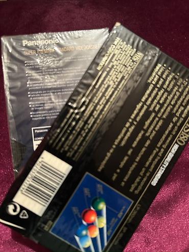 cd: Məhsul: VHS video kasetləri dəsti - Markalar: Panasonic SP E-180 və — 2