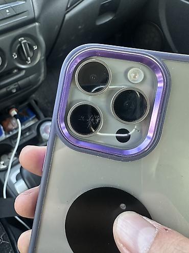 Apple iPhone: IPhone 15 Pro, Б/у, 256 ГБ, Серебристый, Чехол, Кабель, 80 % — 9