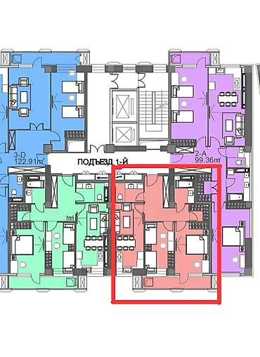 Новостройки от застройщика: Сдан, Элитка, 2 комнаты, 71 м² — 6