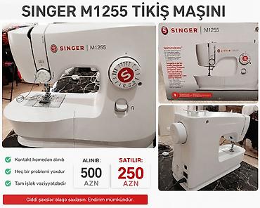 Tikiş maşınları: SINGER M1255 tikiş maşını - Kompakt və istifadəsi asan model - 9 növ — 1