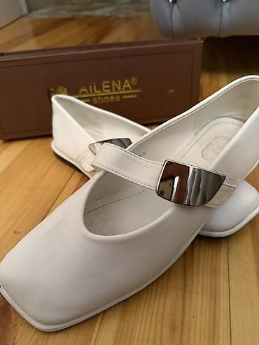 solo shoes: Baletkalar, Ölçü: 40, rəng - Ağ, İşlənmiş — 4