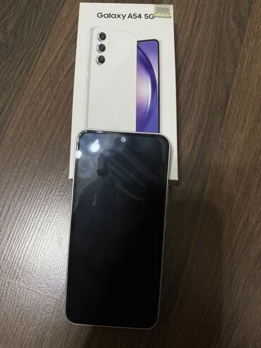 galaxy s25 ultra qiymeti: Samsung Galaxy A54 5G, 128 GB, rəng - Ağ, Barmaq izi