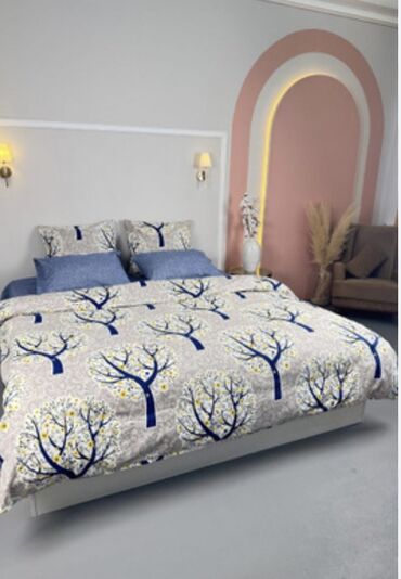 Комплекты постельного белья: Текстиль постельное бельё 100% хлопок, постельное бельё, комплект — 12