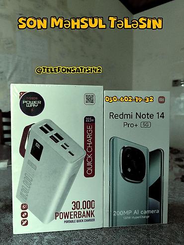 ipad qiymeti: Redmi Note 13 Pro+, 256 GB, rəng - Göy, Zəmanət, Düyməli, Sensor — 3