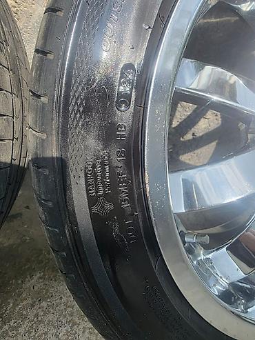 racing dynamics: Комплект из 4 колес в сборе: хромированные литые диски + летние шины — 9
