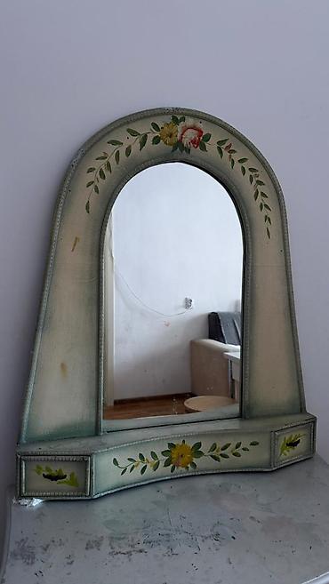 standing mirror: Туалетный столик, Б/у, С зеркалом, цвет - Серый — 4