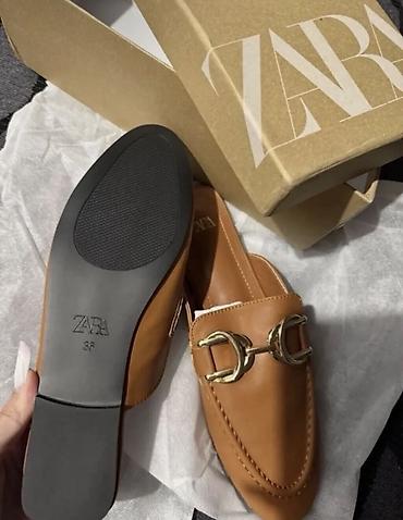 makasin kişi: Zara, Ölçü: 36, rəng - Qəhvəyi, Yeni — 2
